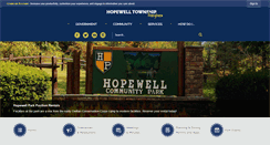 Desktop Screenshot of hopewelltwp.com
